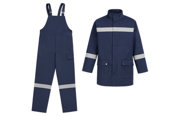 Slika Varilačko odelo FLUO-PRO-BAN bluza + polukombinezon veličina 54